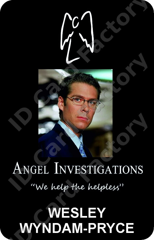 Wesley Wyndam-Pryce | Angel Investigations ID Card | ID Card Factory