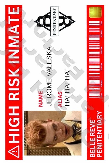 Jerome Valeska | Arkham Asylum ID Card | Gotham | ID Card Factory