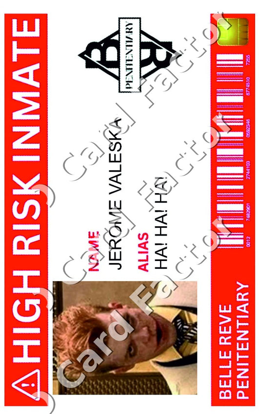 Jerome Valeska | Gotham Inmate ID Card | ID Card Factory
