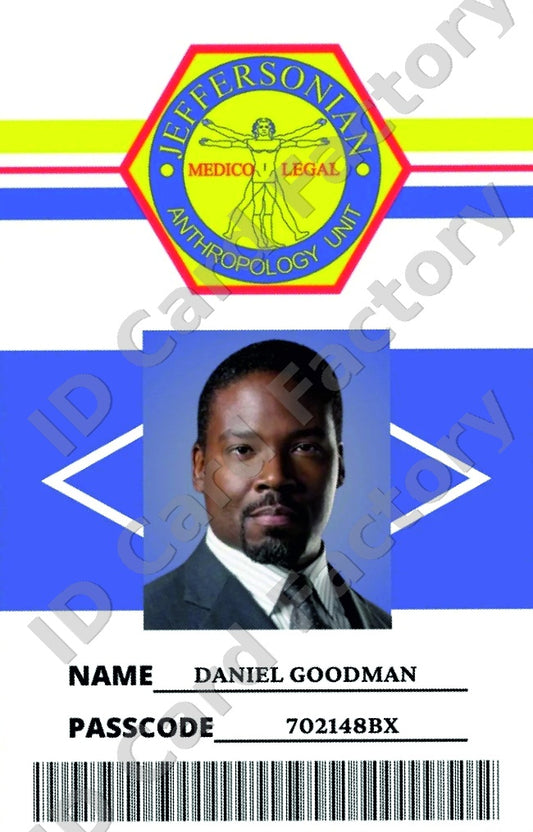 Daniel Goodman | Bones ID Card | ID Card Factory