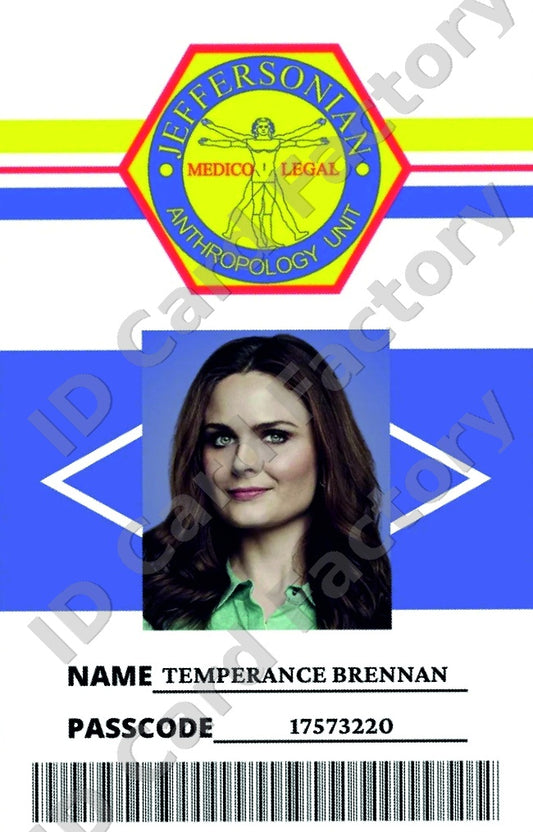 Temperance Brennan | Bones ID Card | ID Card Factory
