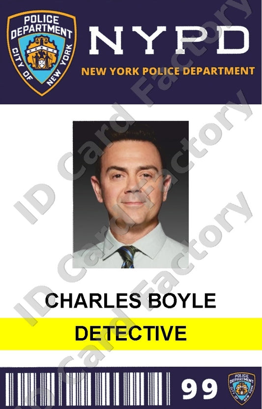 Charles Boyle | Brooklyn Nine-Nine NYPD ID Card | ID Card Factory