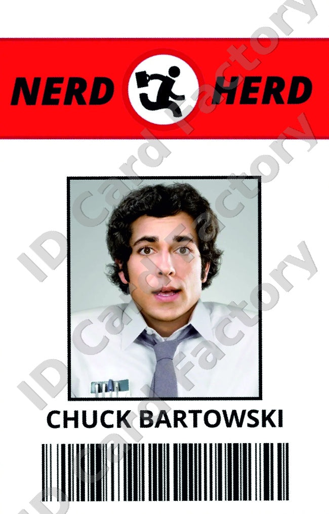 Chuck Bartowski | Chuck Nerd Herd ID Card | ID Card Factory