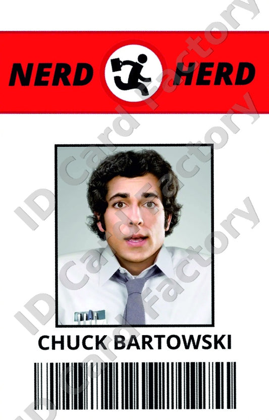 Chuck Bartowski | Chuck Nerd Herd ID Card | ID Card Factory