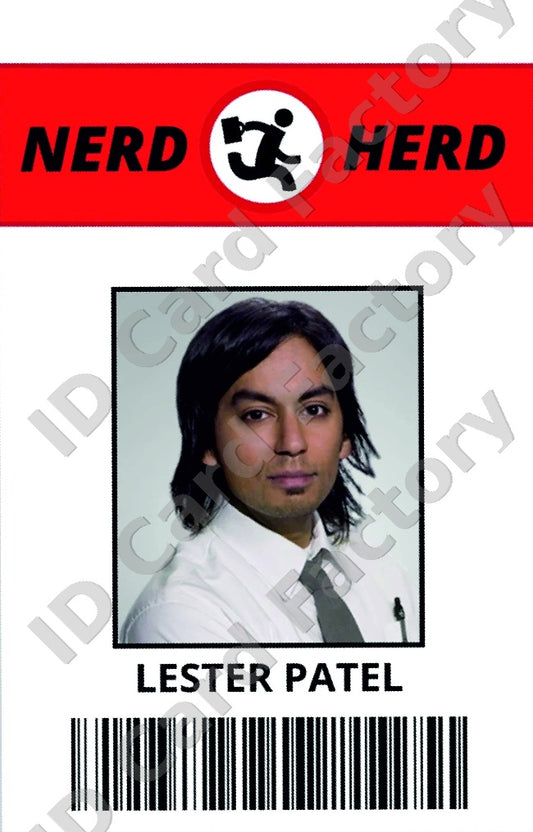 Lester Patel | Chuck Nerd Herd ID Card | ID Card Factory