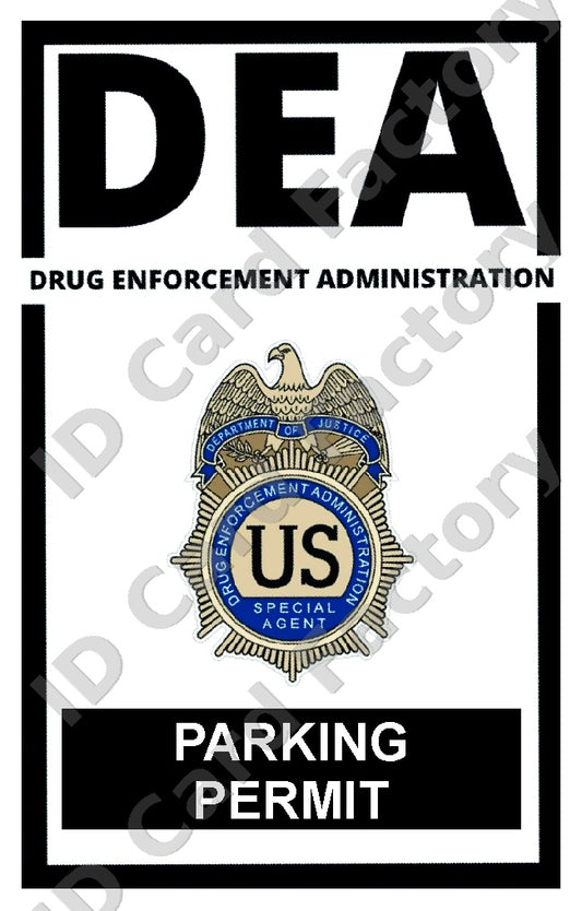 DEA Parking Permit | | ID Card Factory