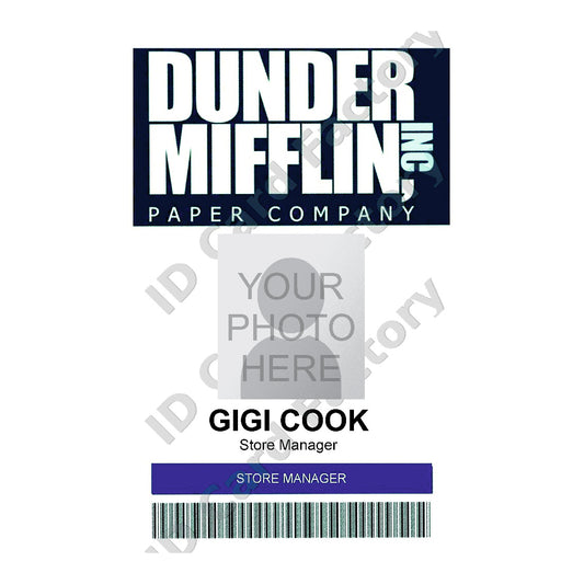 Dunder Mifflin Employee ID Card | The Office | Personalised | ID Card Factory