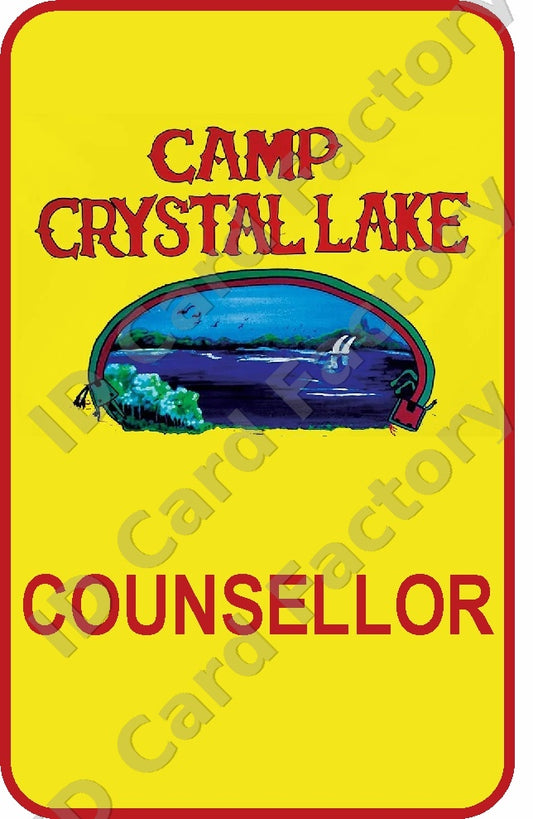 Friday the 13th Camp Crystal Lake Counsellor ID Card | | ID Card Factory