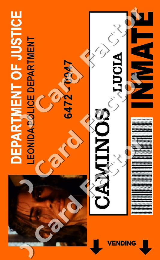 Lucia Caminos | GTA VI Inmate ID Card | ID Card Factory