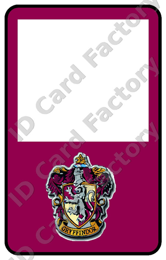 Hogwarts Gryffindor Student ID | Harry Potter | | ID Card Factory