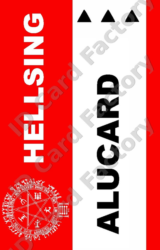 Alucard | Hellsing Organisation ID Card | ID Card Factory