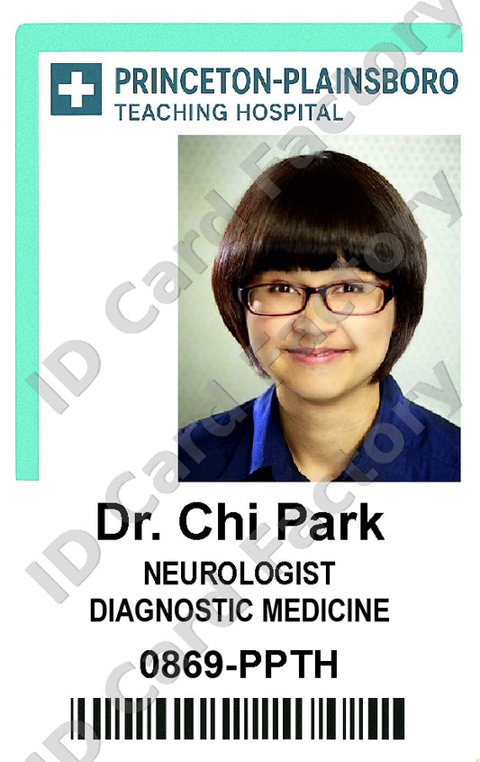 Dr Chi Park | House MD Princeton-Plainsboro ID Card | ID Card Factory