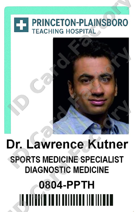 Dr Lawrence Kutner | House MD Princeton-Plainsboro ID Card | ID Card Factory