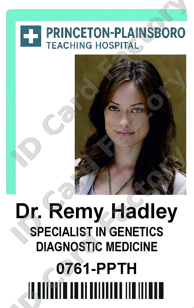 Dr Remy Hadley | House MD Princeton-Plainsboro ID Card | ID Card Factory