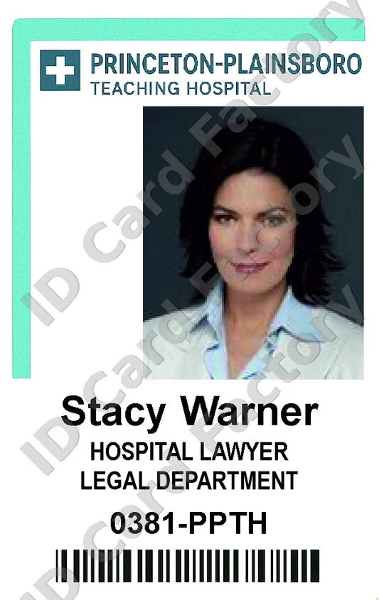 Stacy Warner | House MD Princeton-Plainsboro ID Card | ID Card Factory