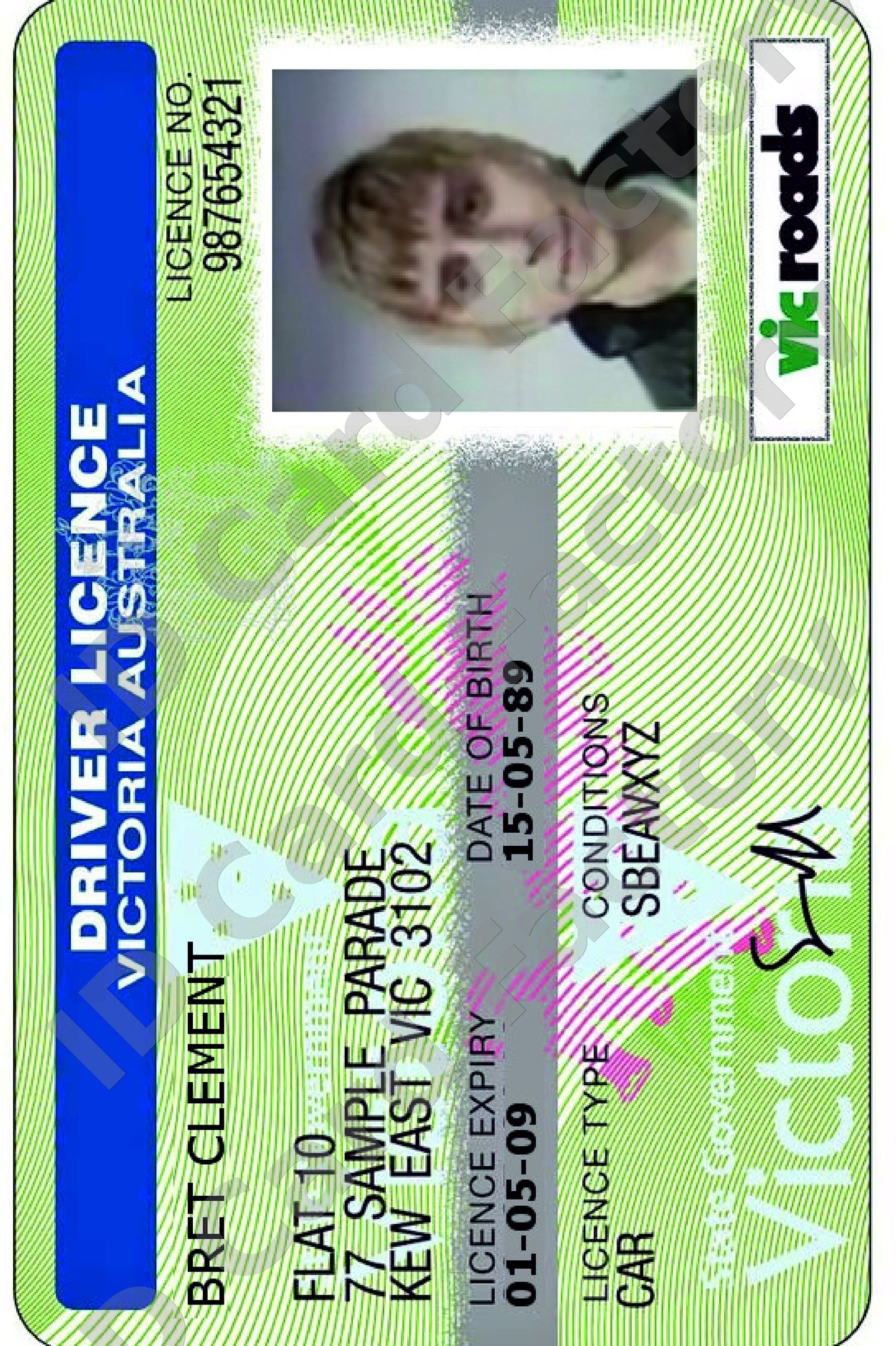 Jay Cartwright | The Inbetweeners Fake Australian Driver Licence | ID Card Factory