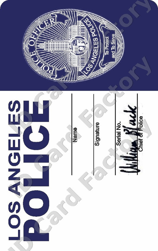 LAPD Police ID | Lethal Weapon | Personalised | ID Card Factory