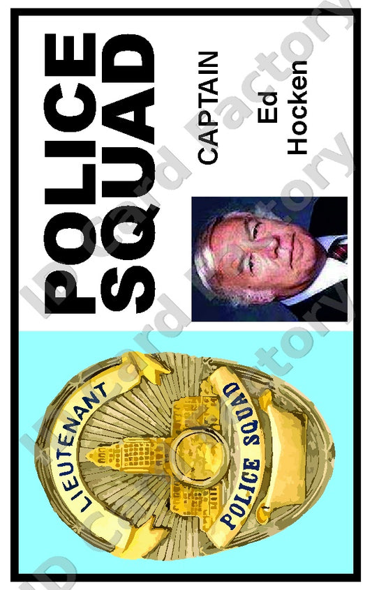 Ed Hocken | Naked Gun Police Squad ID | ID Card Factory