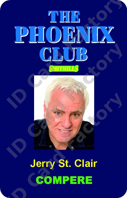 Jerry | Phoenix Nights The Phoenix Club ID Card | ID Card Factory