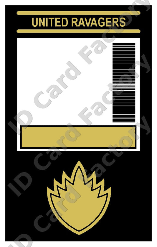 United Ravagers Membership Card | Guardians of the Galaxy | Personalised | ID Card Factory