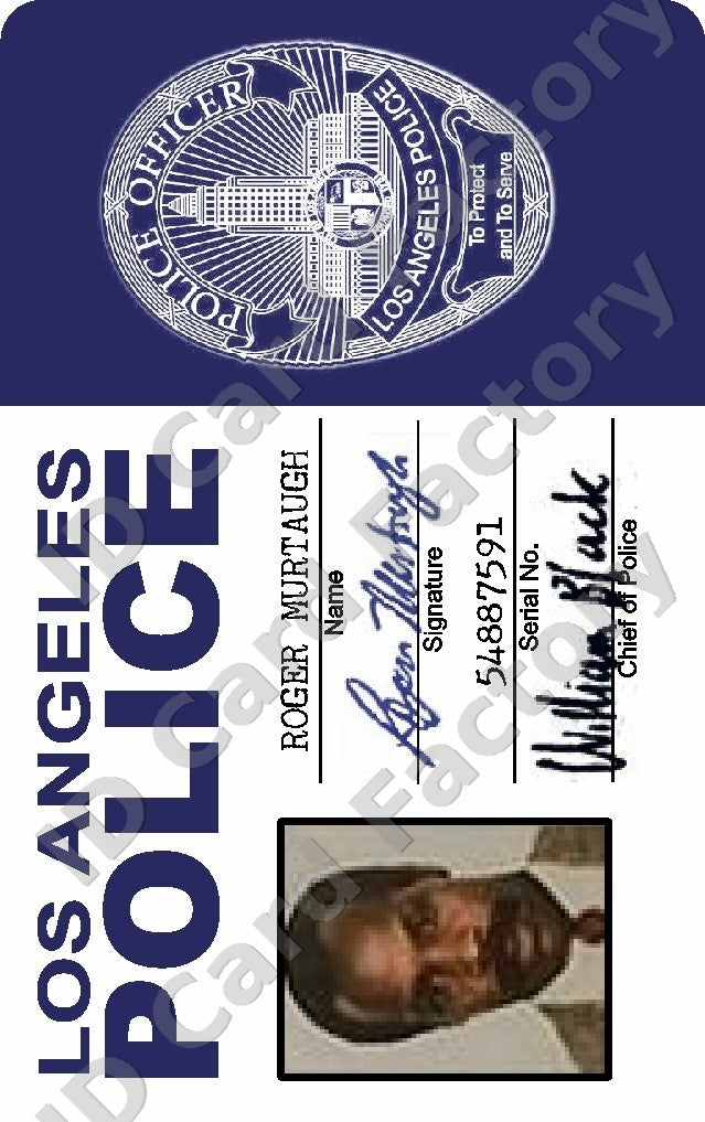 Roger Murtaugh | Lethal Weapon LAPD Police ID | ID Card Factory