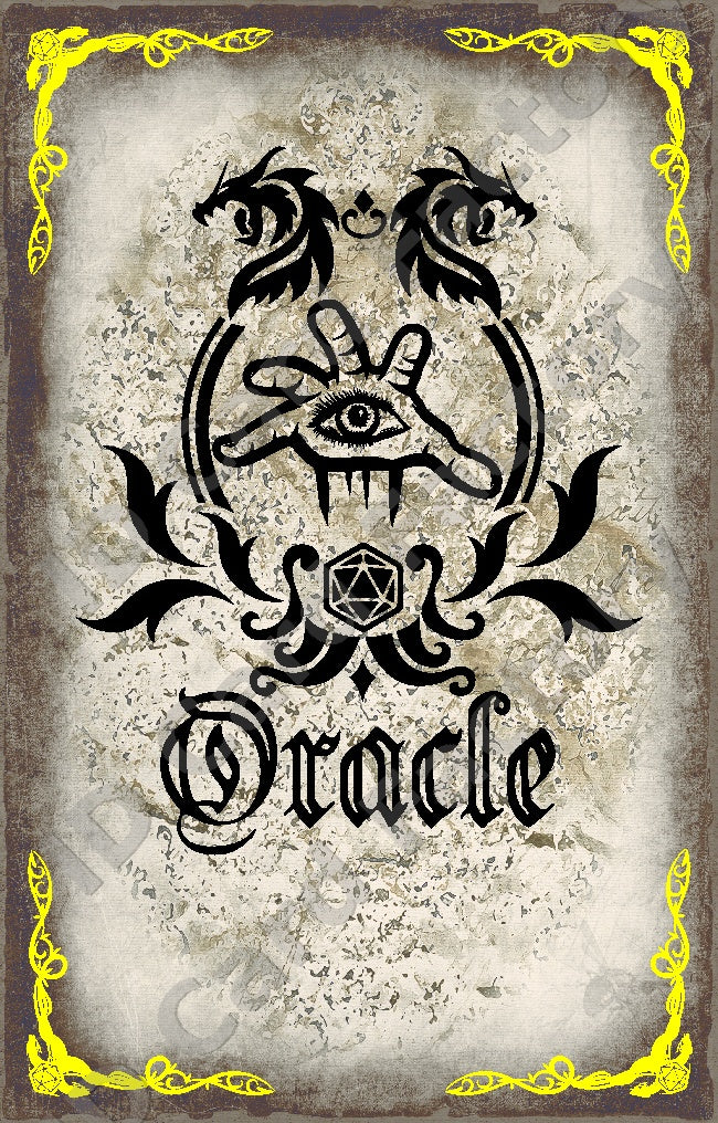 D&D RPG Oracle Class Card | | ID Card Factory