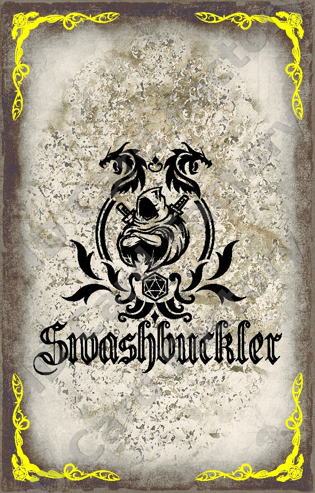 D&D RPG Swashbuckler Class Card | | ID Card Factory