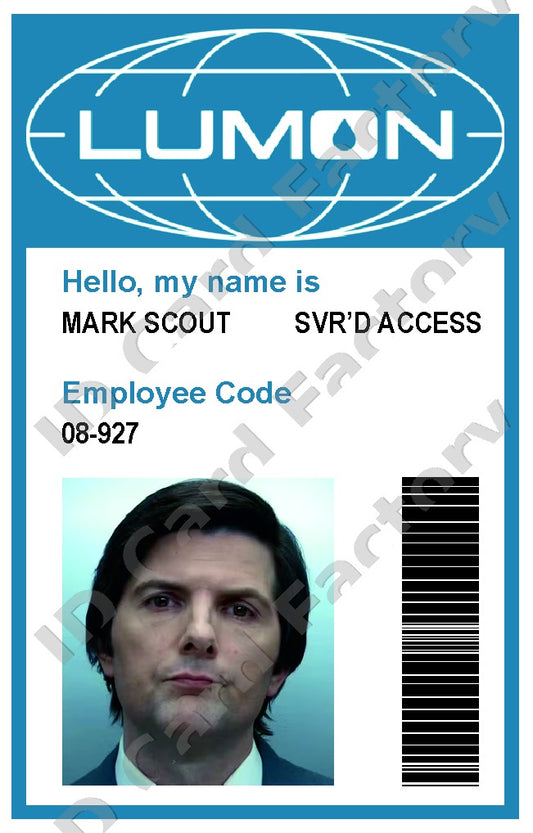 Mark Scout | Lumon Industries Severance ID Card | ID Card Factory