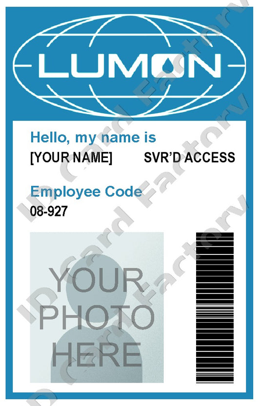 Lumon Industries Employee ID Card | Severance | Personalised | ID Card Factory