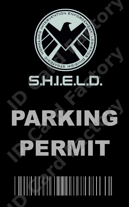 S.H.I.E.L.D. Parking Permit | Marvel MCU | | ID Card Factory