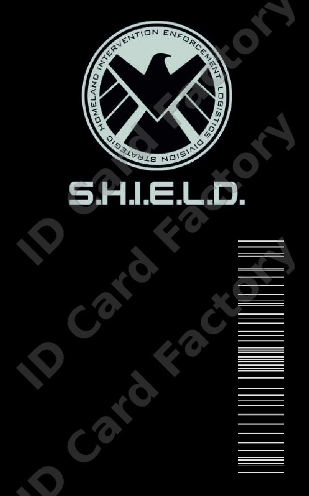 S.H.I.E.L.D. Agent ID | Marvel MCU | Personalised | ID Card Factory