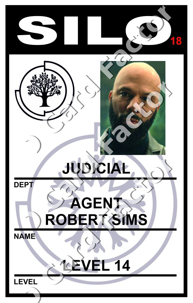 Agent Robert Sims | Silo ID Card | ID Card Factory
