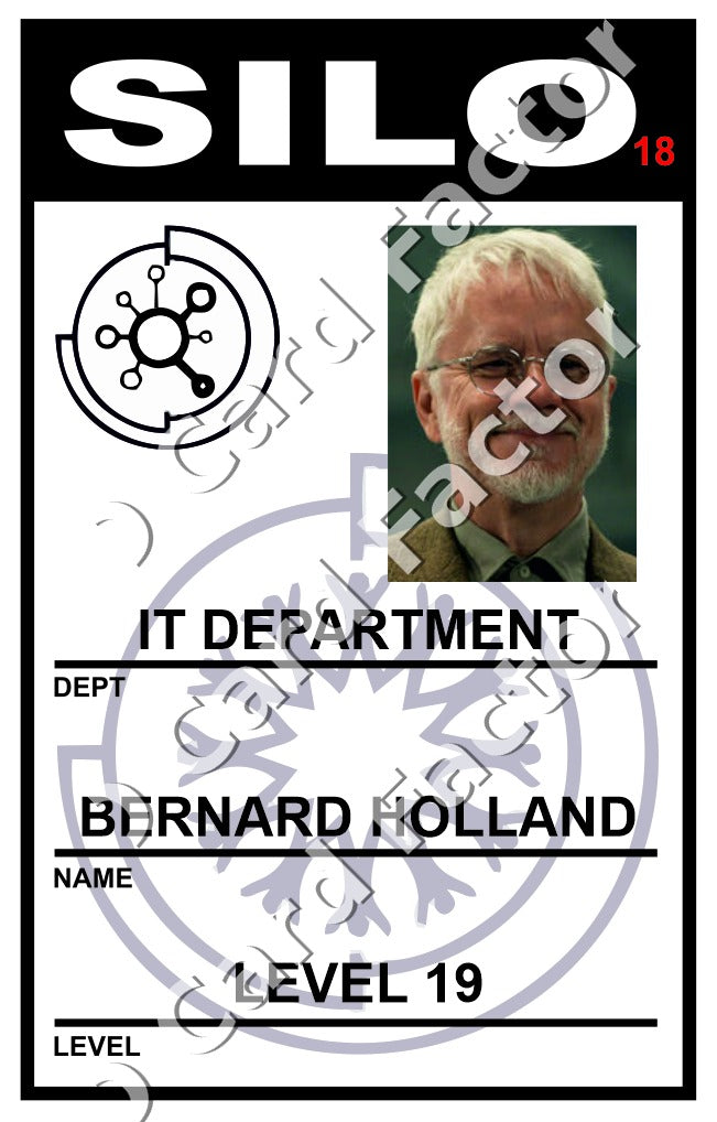Bernard Holland | Silo ID Card | ID Card Factory