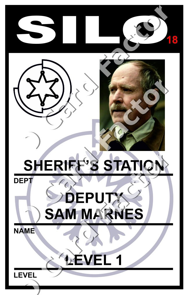 Deputy Sam Marnes | Silo ID Card | ID Card Factory