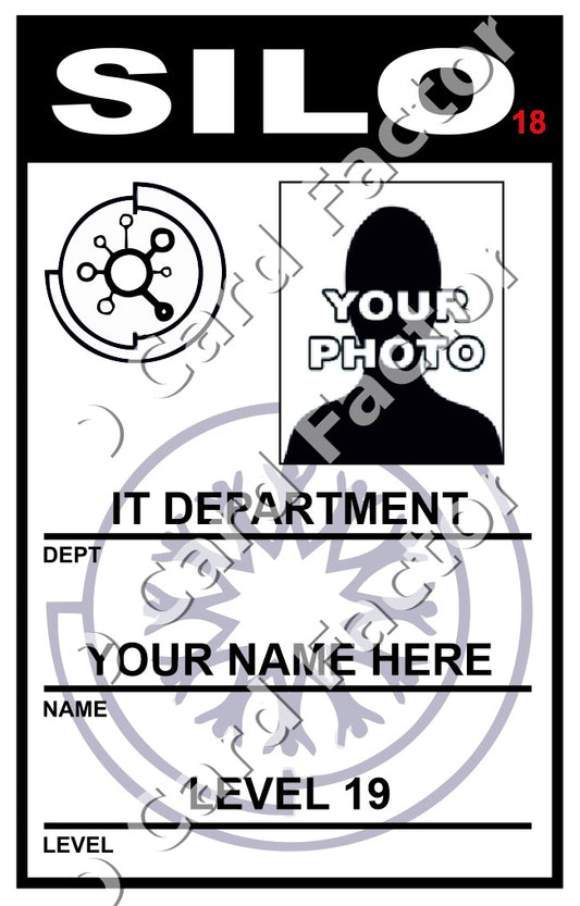 Silo IT Department ID Card | Personalised | ID Card Factory