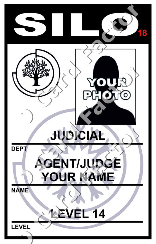Silo Judicial ID Card | Personalised | ID Card Factory