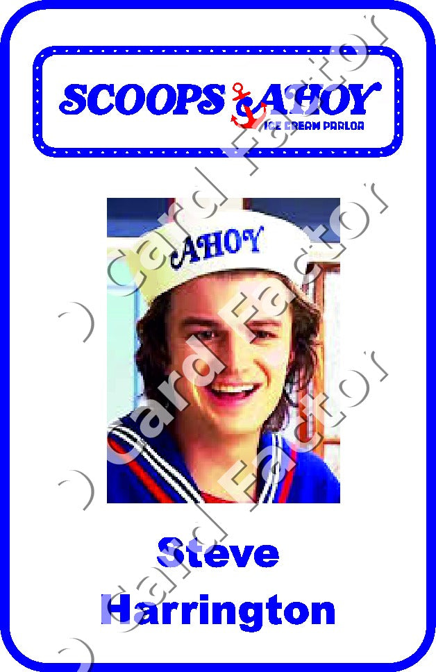 Steve Harrington | Stranger Things ID Card | ID Card Factory