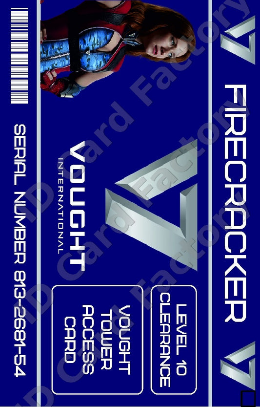 Firecracker | The Boys Vought International ID Card | ID Card Factory