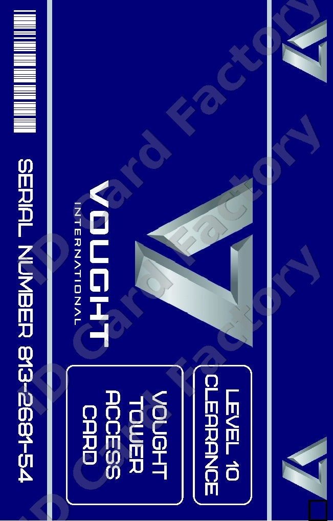 Vought International ID Card | The Boys | Personalised | ID Card Factory