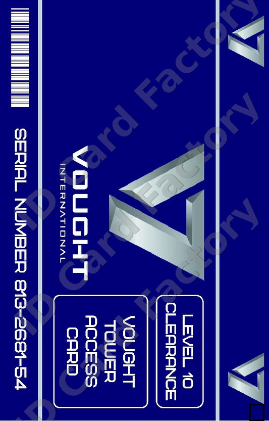 Vought International ID Card | The Boys | Personalised | ID Card Factory