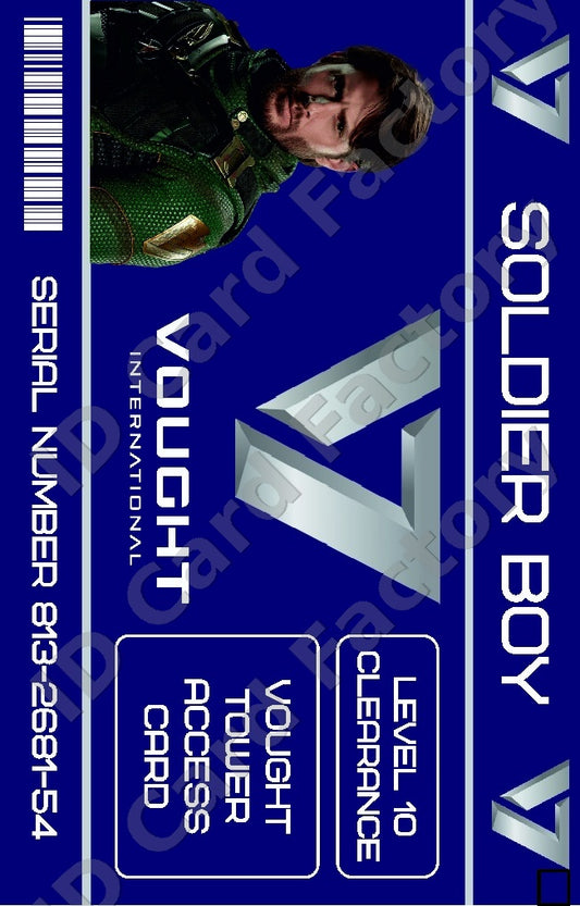 Soldier Boy | The Boys Vought International ID Card | ID Card Factory
