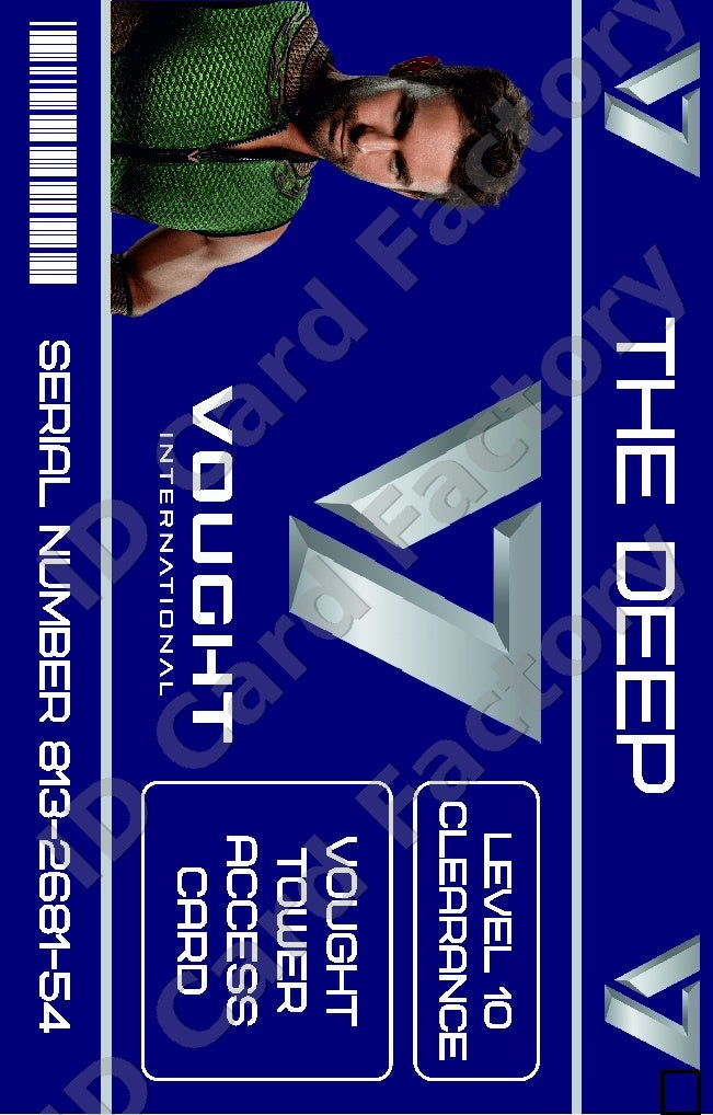 The Deep | The Boys Vought International ID Card | ID Card Factory