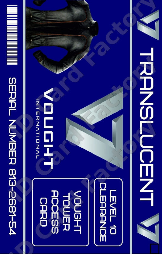 Translucent | The Boys Vought International ID Card | ID Card Factory