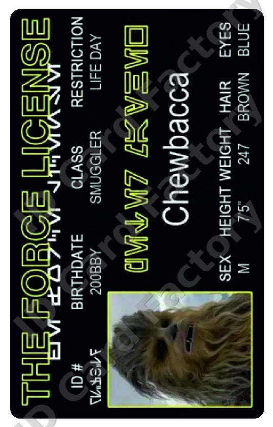 Chewbacca | Star Wars Force Licence | ID Card Factory
