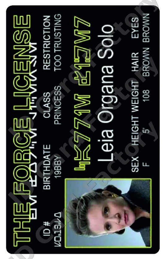 Princess Leia | Star Wars Force Licence | ID Card Factory