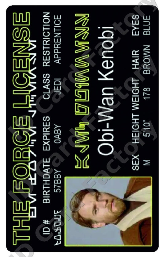 Obi-Wan Kenobi | Star Wars Force Licence | ID Card Factory