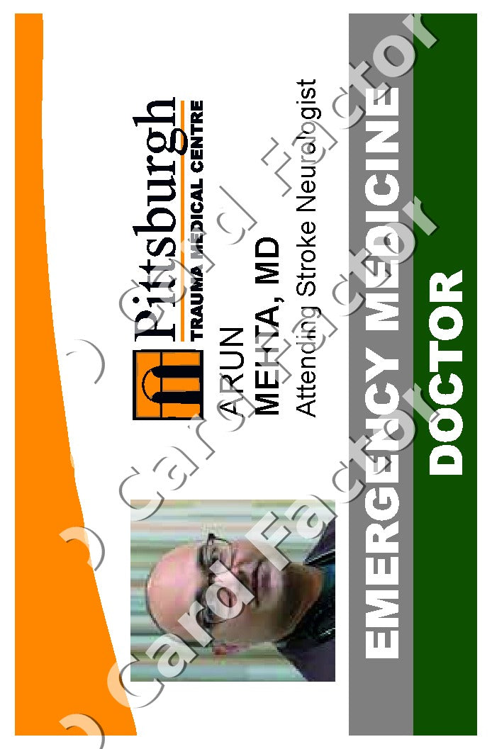 Arun Mehta | The Pitt ID Card | ID Card Factory