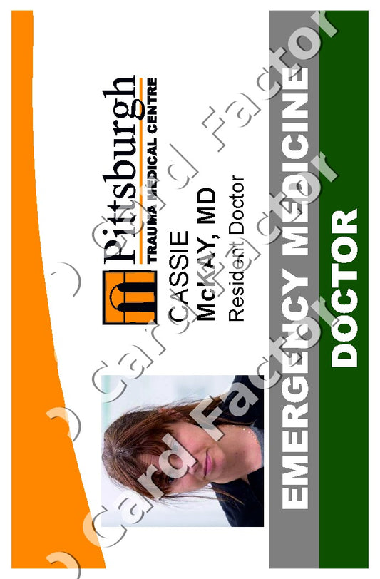 Cassie McKay | The Pitt ID Card | ID Card Factory