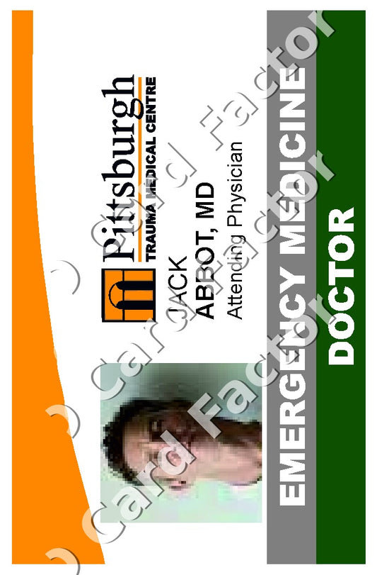 Jack Abbot | The Pitt ID Card | ID Card Factory