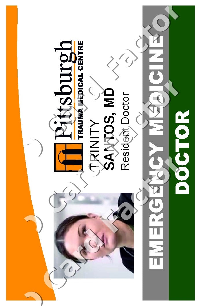 Trinity Santos | The Pitt ID Card | ID Card Factory
